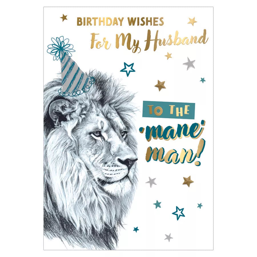 wishing you a happy birthday to the mane man card