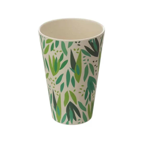 Set of 4 Bamboo Cups – Leaves