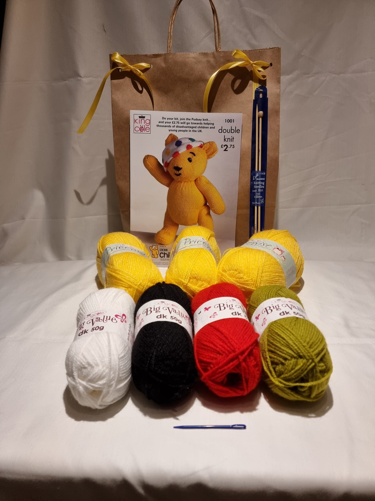 king cole Pudsey bear kit