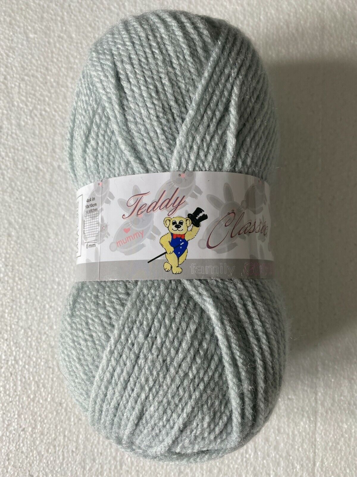 Teddy Classic dk Knitting Wool/Yarn 1x 100grm Ball 817 Silver Grey