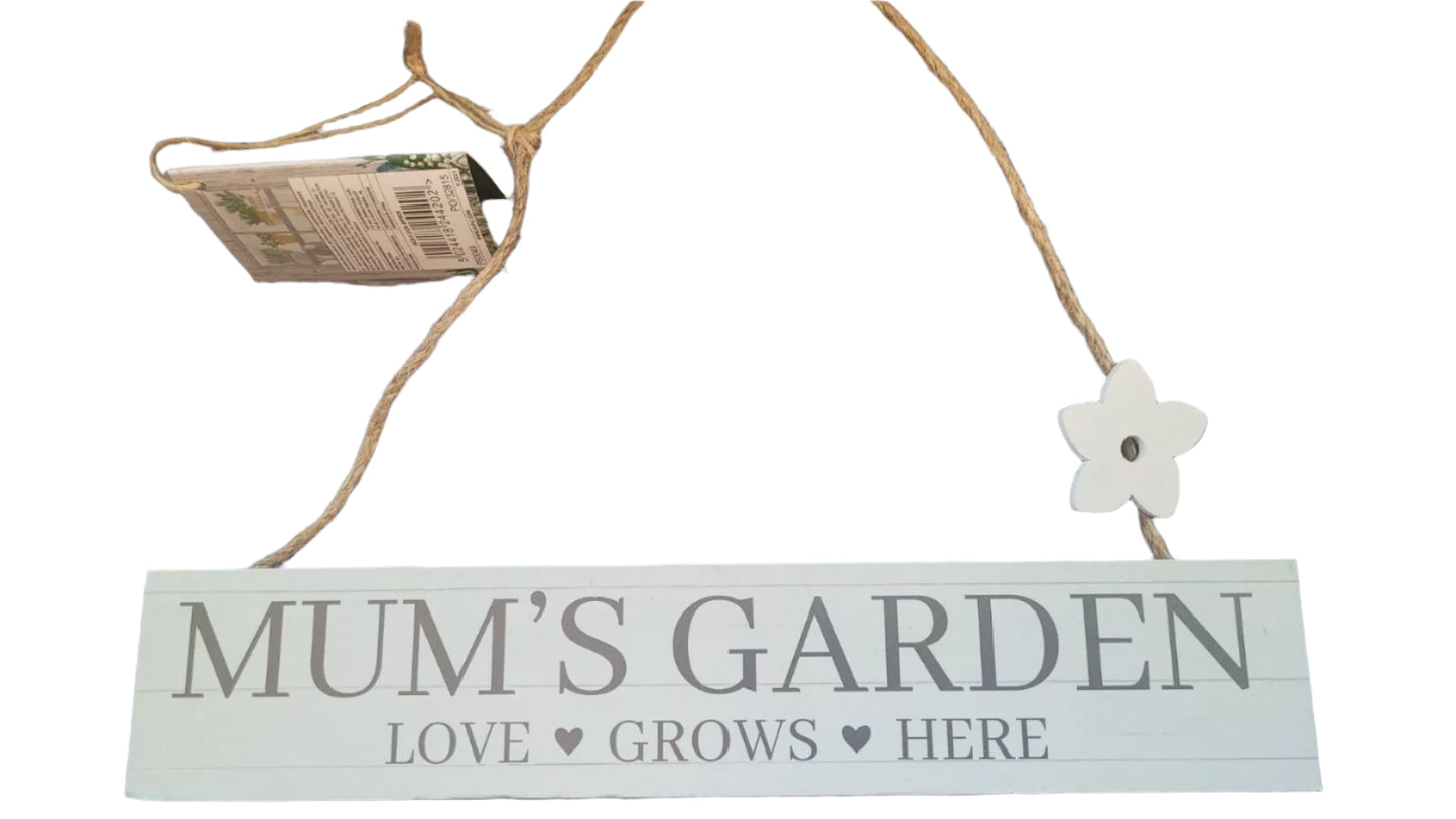The Potting Shed Hanging Garden Signs 26cm Garden Shed Gift mums garden
