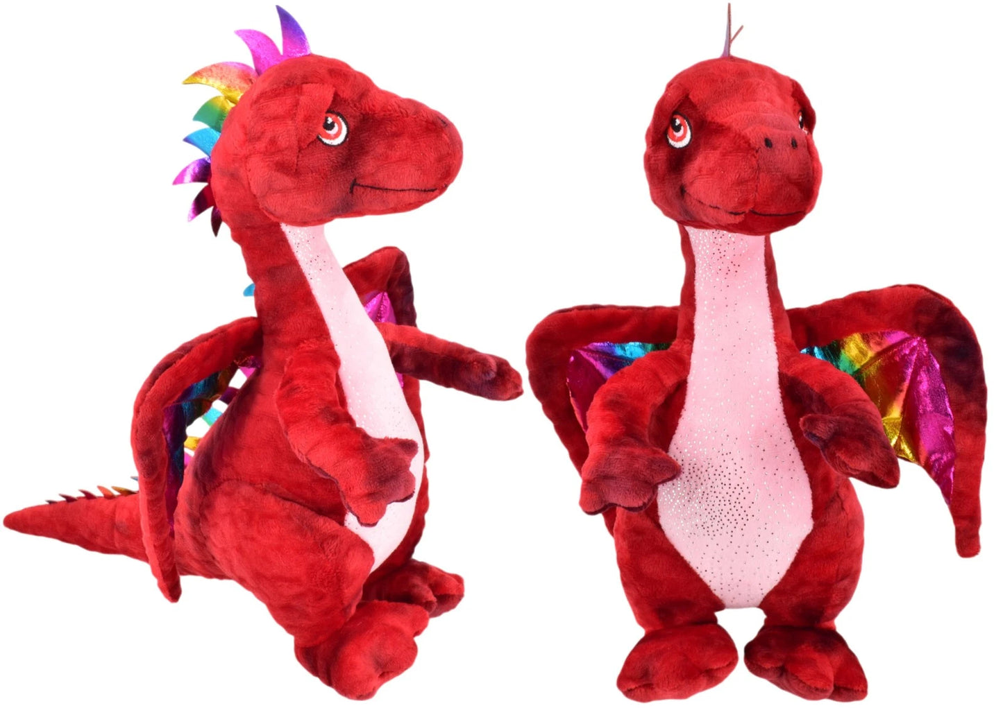 30cm Plush Dragon Rainbow Wings one
