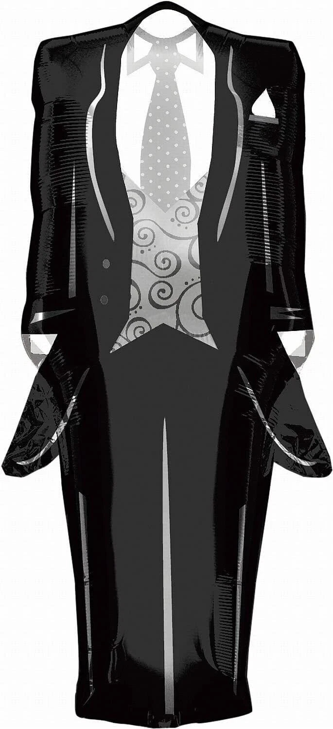 Anagram Foil Super Shape Balloon Tuxedo Wedding