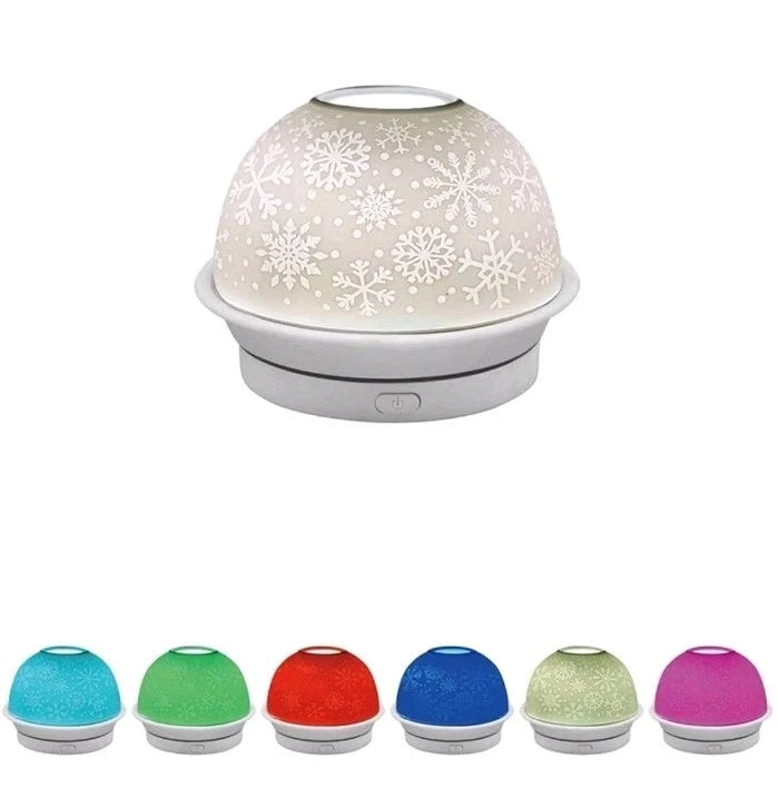 desire aroma Humidifier Snowflakes Diffuser Colour Changing
