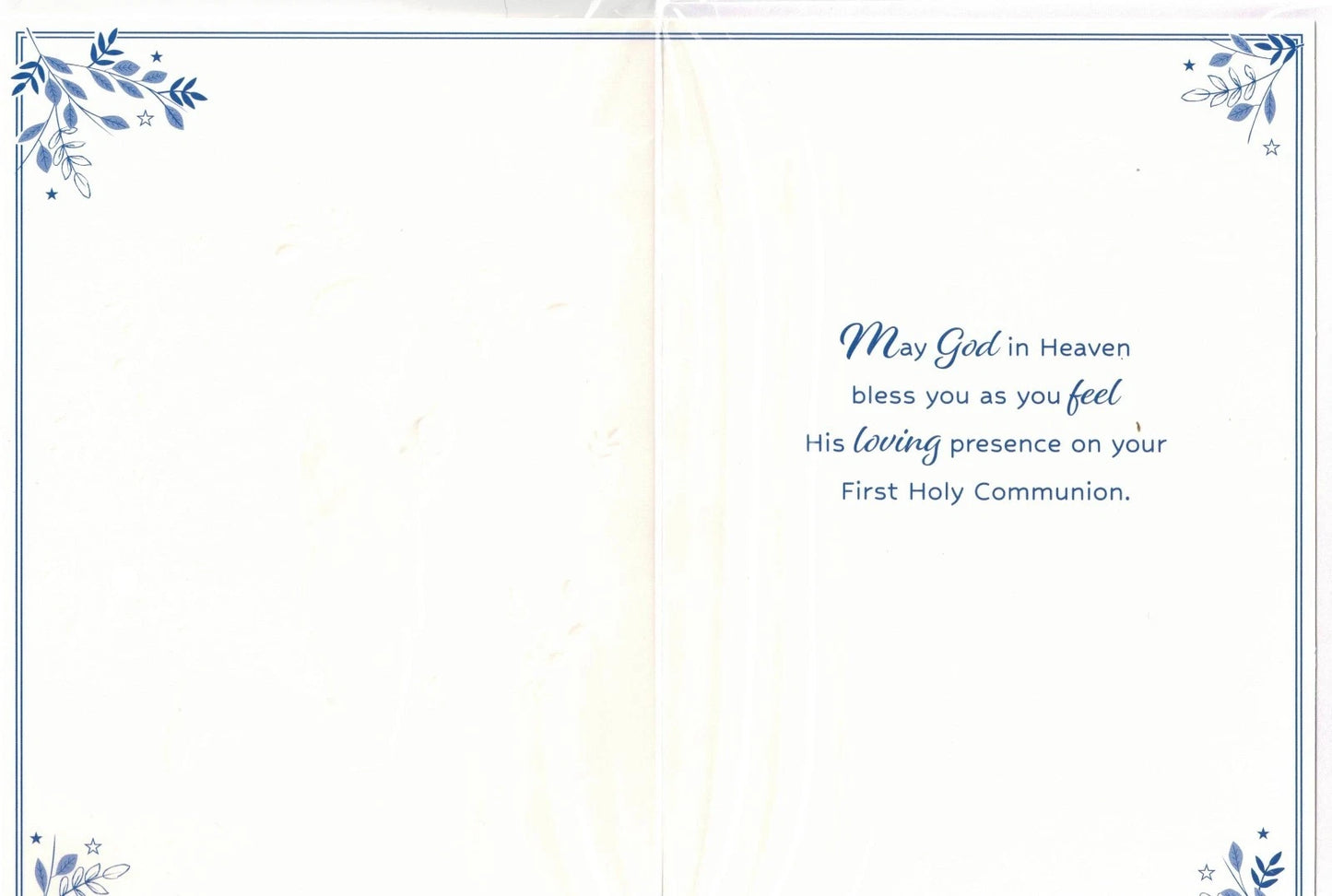 to a very special son may god bless you on your first holy communion