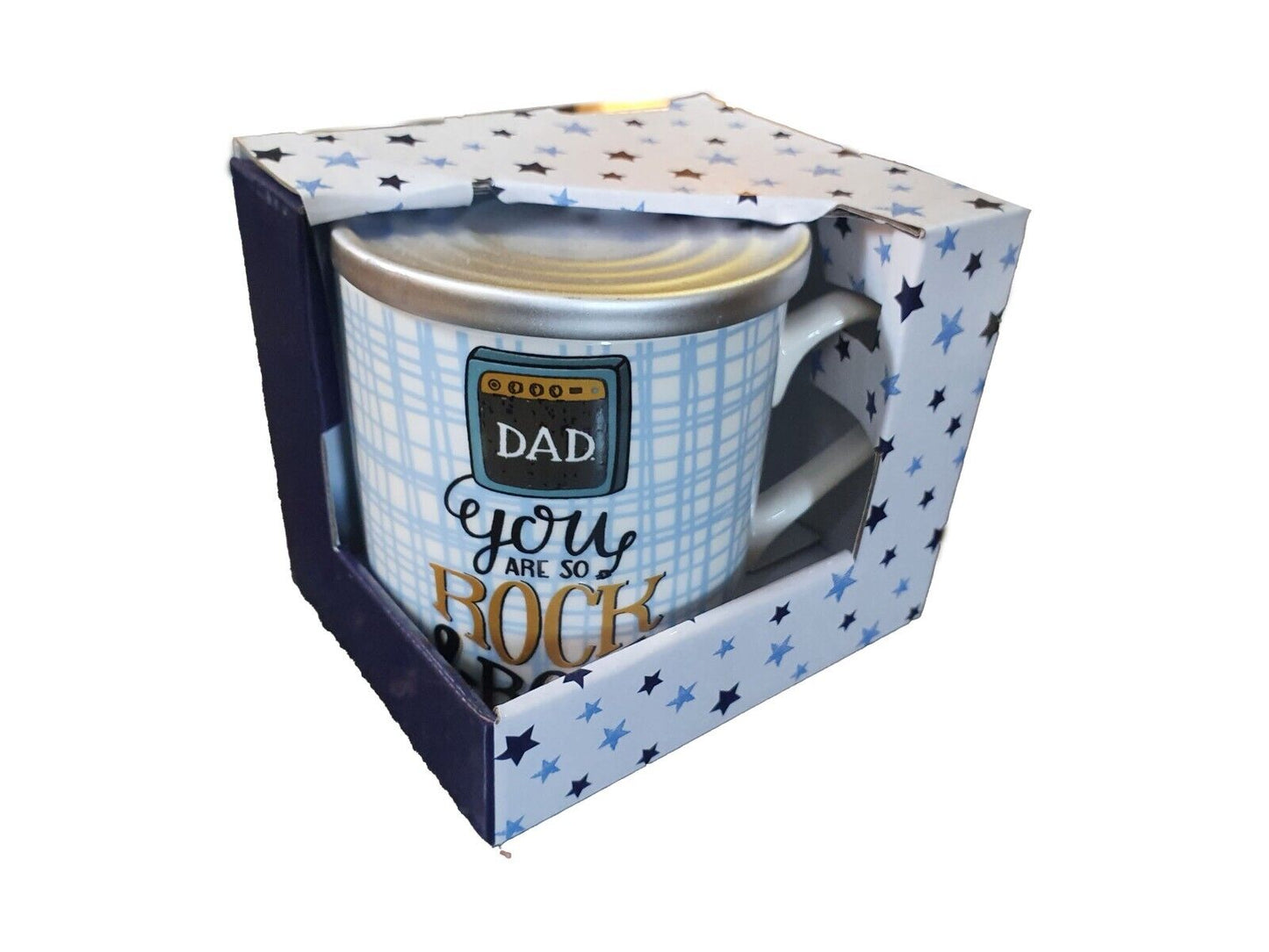 DAD YOU ARE SO ROCK & ROLL MUG & COASTER