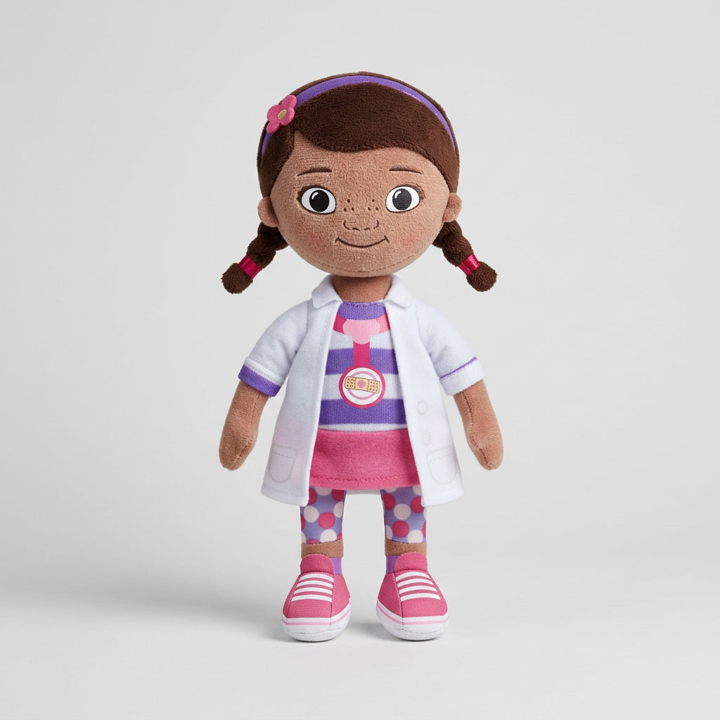 Doc McStuffins Soft Plush Toy Disney Junior - Posh Paws Jnr Stuffed Toy