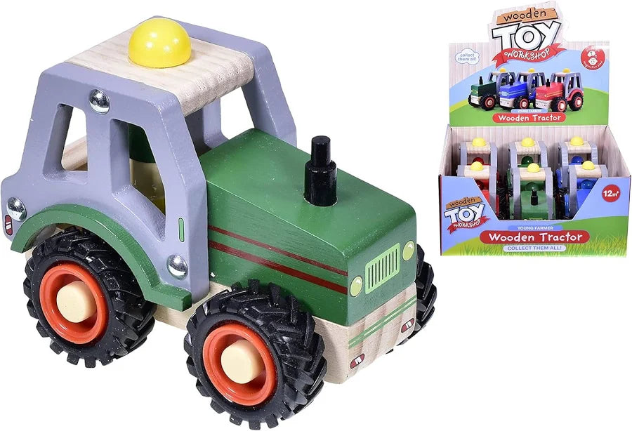 Wooden Tractor Toy - Assorted set
