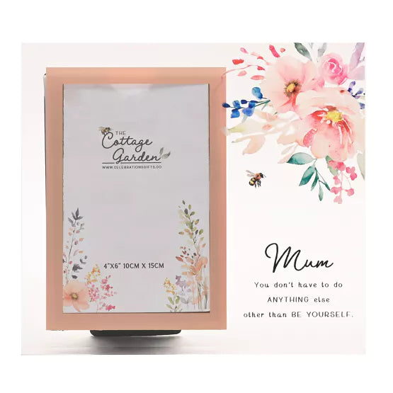 The Cottage Garden Glass Photo Frame - Mum
