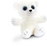 Keel Toys Sparkle Eyes Polar Bear 20cm - hanrattycraftsgifts.co.uk
