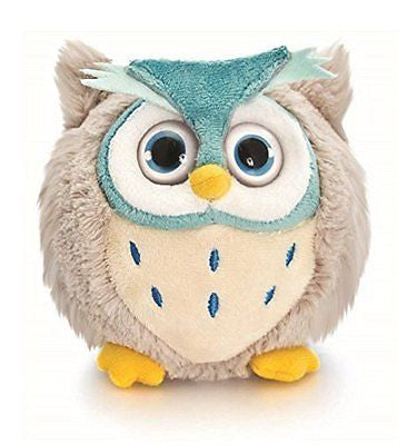 10 cm médaillon rond en peluche en peluche Chouette Volume Big Eyes Comprend Sac - hanrattycraftsgifts.co.uk