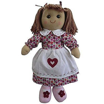 purple flower dress rag doll 60cm - hanrattycraftsgifts.co.uk