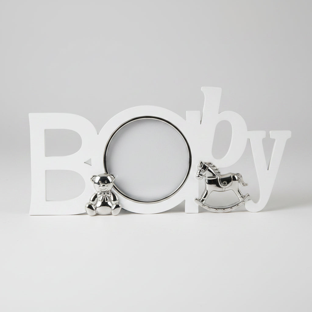 Blue Baby Lettered Frame - hanrattycraftsgifts.co.uk