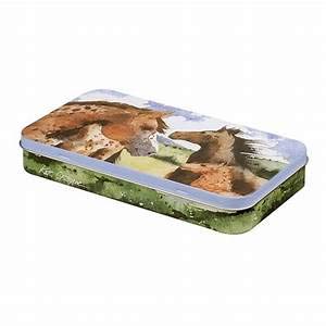 Horses Stationery tin - hanrattycraftsgifts.co.uk