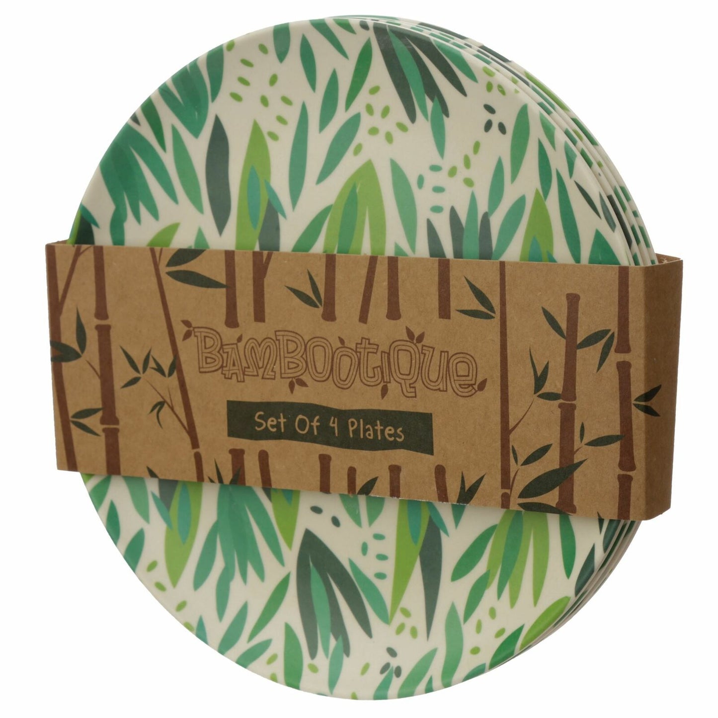 Bamboo Composite Willow Reusable Plate Set