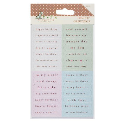 Hot Diggity Dog - Die-cut Greetings (HOT 157100) - hanrattycraftsgifts.co.uk