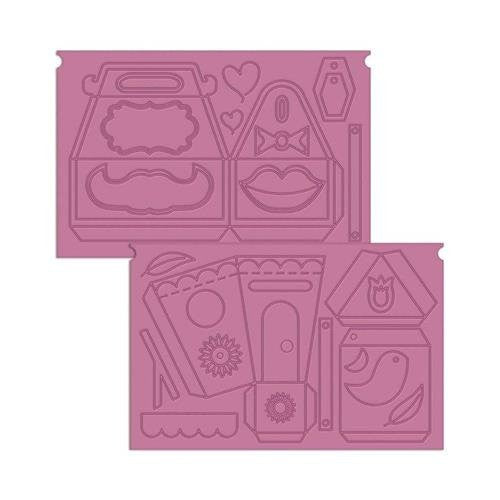 Crafter's Companion Sweet Treats Ultimate Embossing Boards Sweet Things, Purple - hanrattycraftsgifts.co.uk