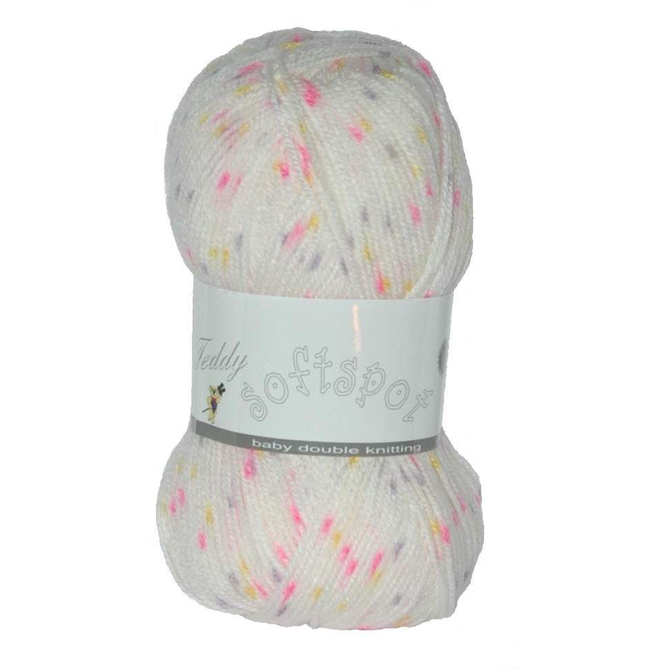 Teddy Softspot Pink Spots/White 1654 100g