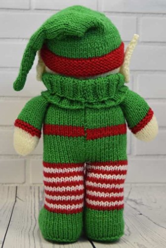 KNITTING PATTERN Festive Friends Elf Soft Toy From Knitting by Post - hanrattycraftsgifts.co.uk