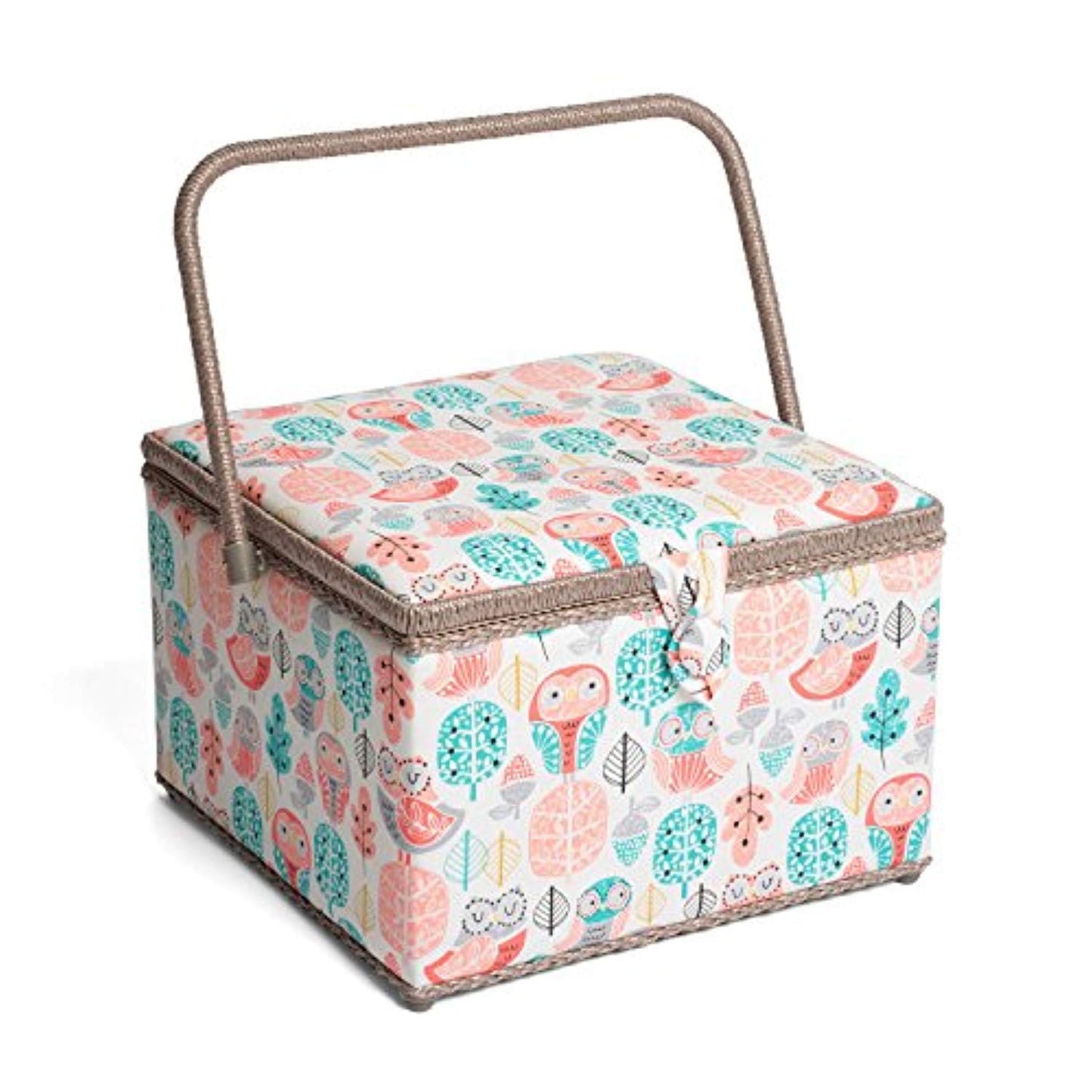Hobby Gift HGX/210 | Owls Large Sewing Basket - hanrattycraftsgifts.co.uk