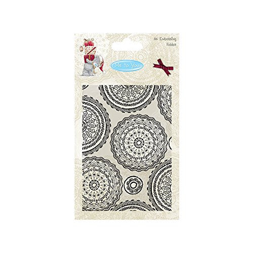 Me To You Christmas A6 Embossing Folder - hanrattycraftsgifts.co.uk