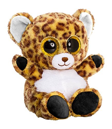 Keel Toys SF0433 15 cm Animotsu Leopard Plush Toy by Keel Toys - hanrattycraftsgifts.co.uk