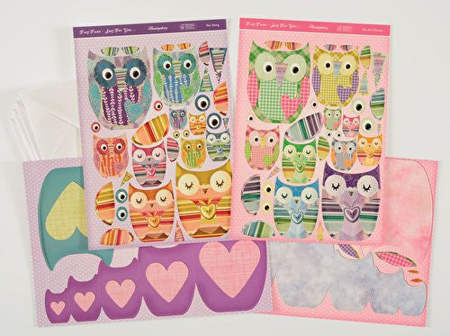hunkydory adorable scorable premium card kit twit twoo babushka card kit - hanrattycraftsgifts.co.uk