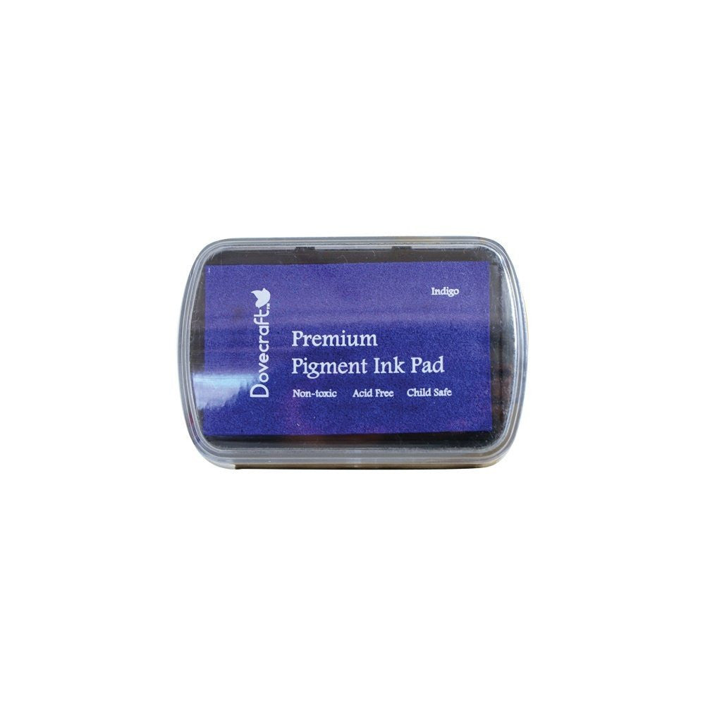 Dovecraft Pigment Ink Pad INDIGO Rubber stamping - hanrattycraftsgifts.co.uk