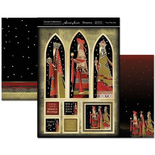 hunkydory classic christmas three wise men topper set - hanrattycraftsgifts.co.uk