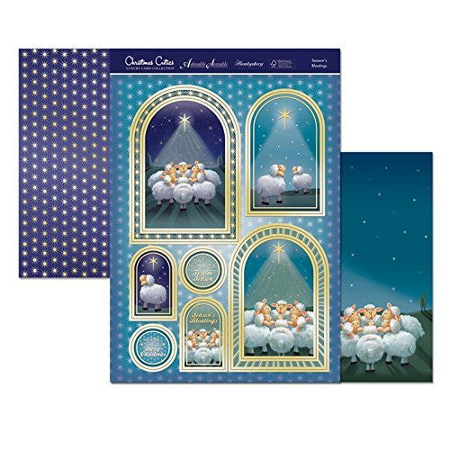 christmas cuties seasons bleatings topper set - hanrattycraftsgifts.co.uk