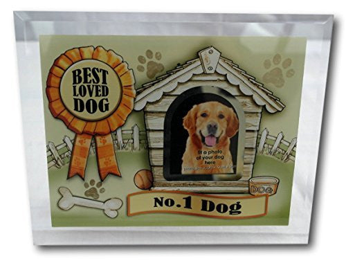 Number 1 Dog Best loved dog - glass photo frame - hanrattycraftsgifts.co.uk