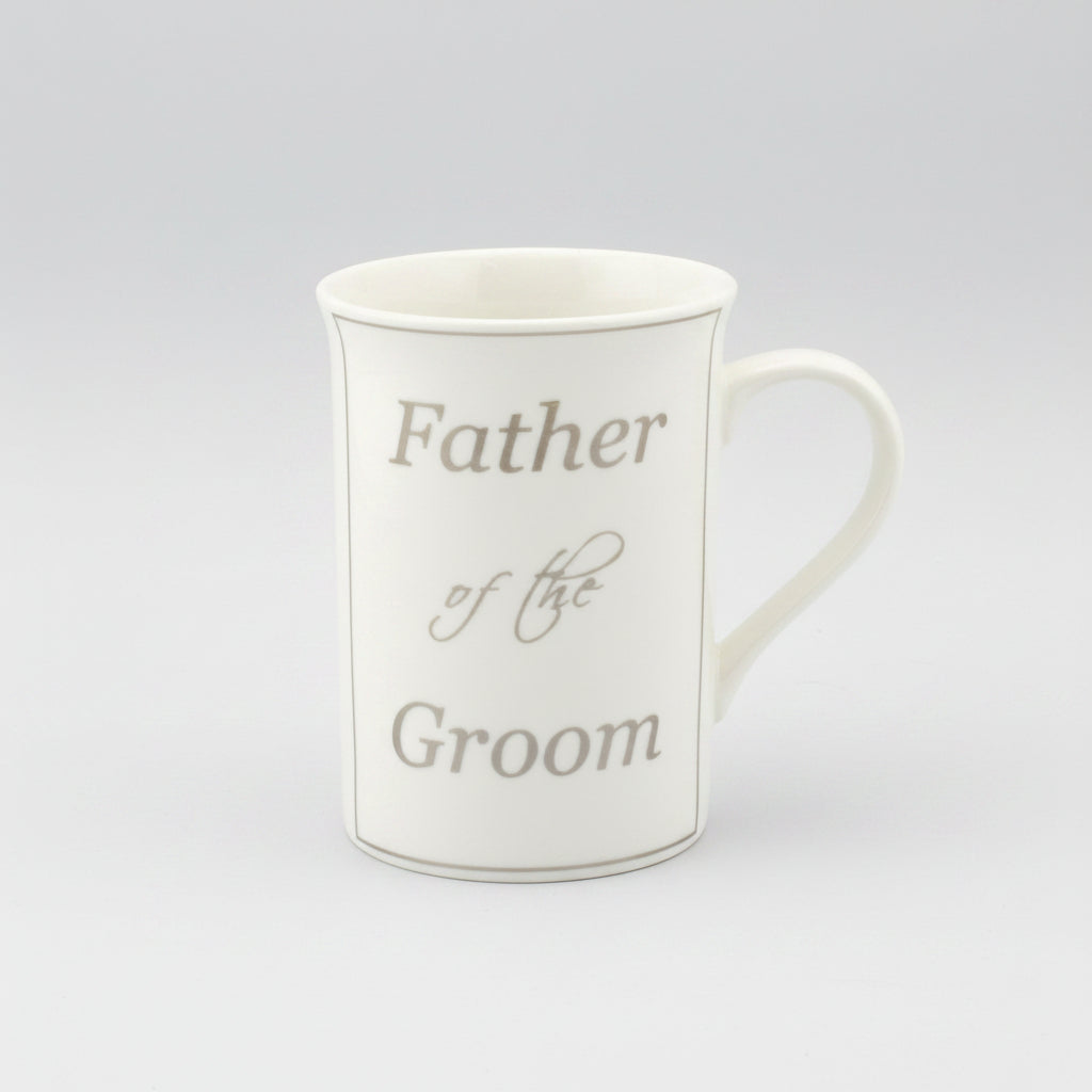 Father of the Groom Fine China Mug Wedding Thank You Gift - hanrattycraftsgifts.co.uk