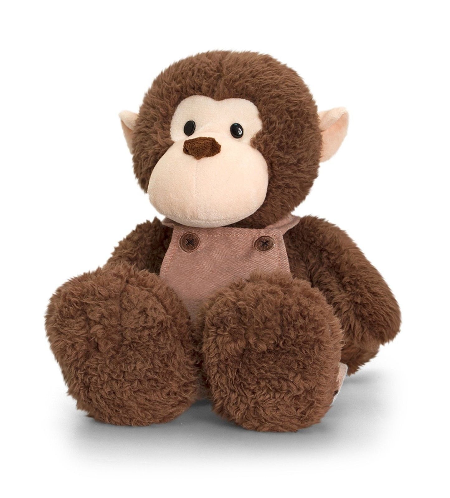 Keel Toys Tumbleweed Wild 20cm Monkey W/ Dungarees - hanrattycraftsgifts.co.uk