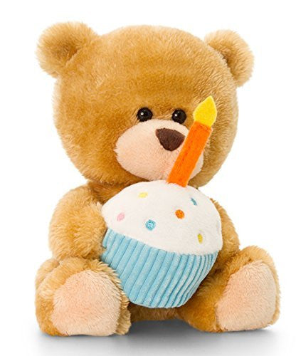 Plush Bear, Pipp The Bear Happy Birthday with Cake and Candles - Kuchseltier Plush Bear Approx 14 cm Set of Body Butter Cherry/Blackcurrant, 7l - hanrattycraftsgifts.co.uk