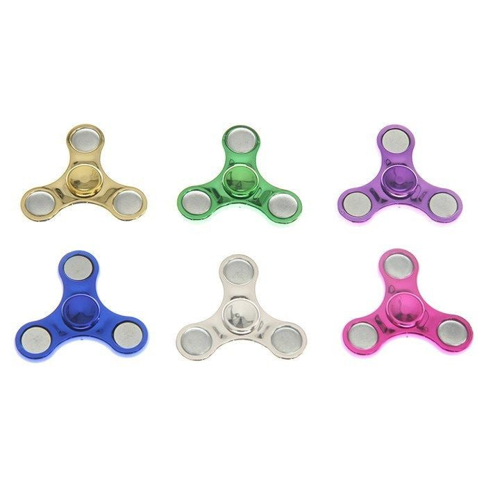 Small Metallic Hand Spinner two supplied - hanrattycraftsgifts.co.uk
