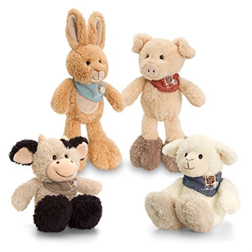 Keel Toys - Tumbleweed Farm Soft Toy with Bandana - 15cm set - hanrattycraftsgifts.co.uk