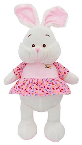 Soft Plush Toy Animal 11” Kids Baby Cuddly (Rabbit) - hanrattycraftsgifts.co.uk