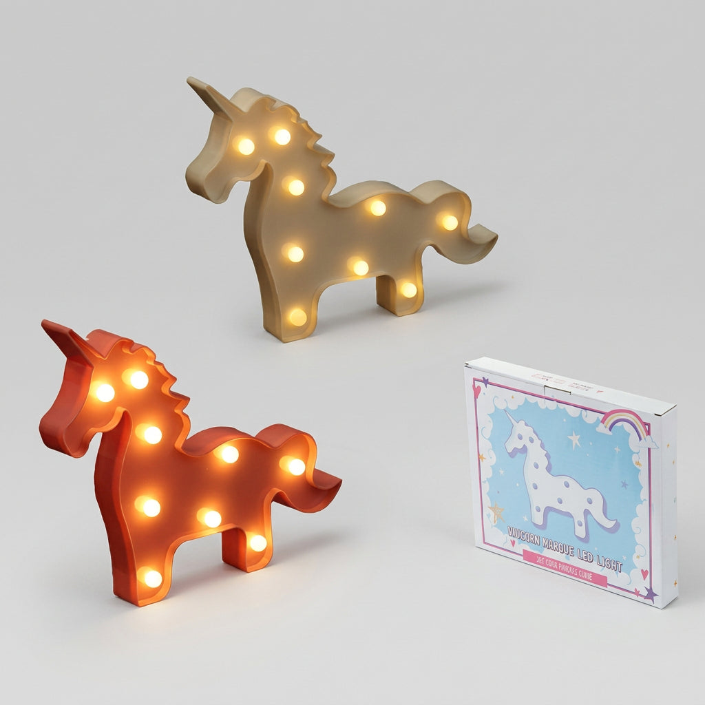 Standing Unicorn LED Light Decoration - hanrattycraftsgifts.co.uk