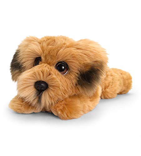 Keel Toys Wheaten Terrier Cuddle Puppy Soft Cute Fluffy Family Pet Plush Dog Toy 25cm - hanrattycraftsgifts.co.uk