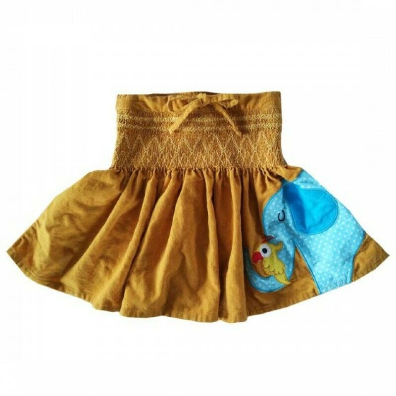 Powell Craft Girls elephant Cord Skirt - hanrattycraftsgifts.co.uk