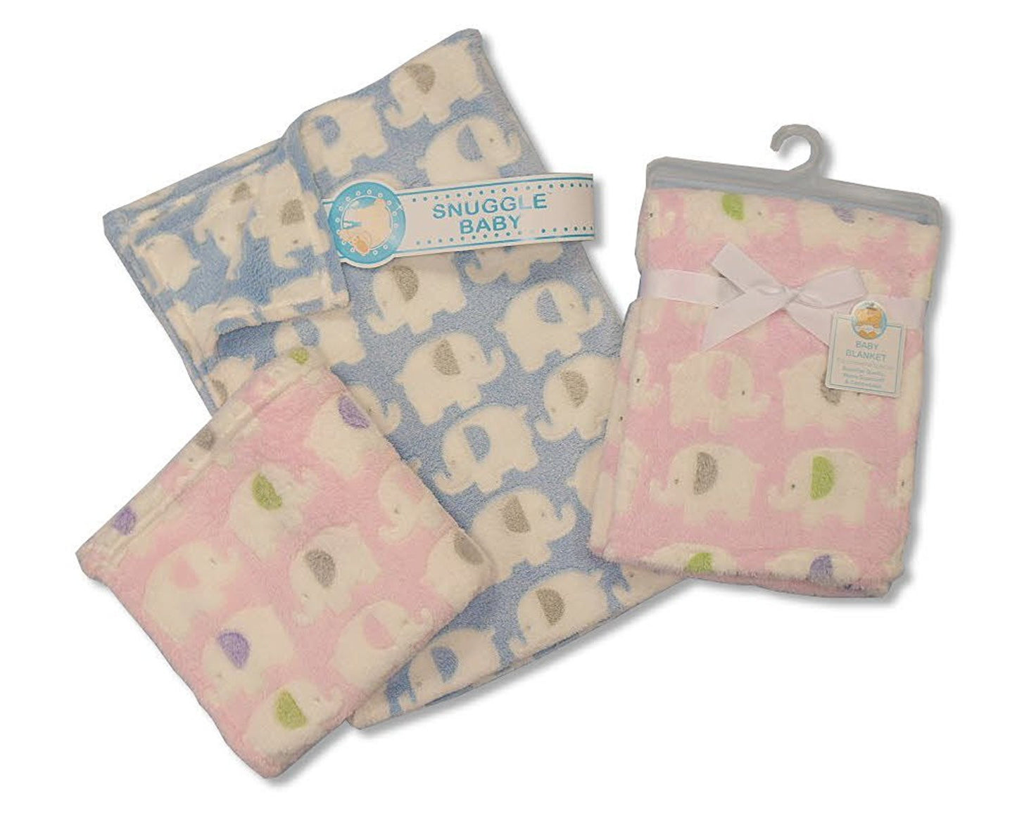 Elephant Blanket for Babies by Snuggle Baby - hanrattycraftsgifts.co.uk