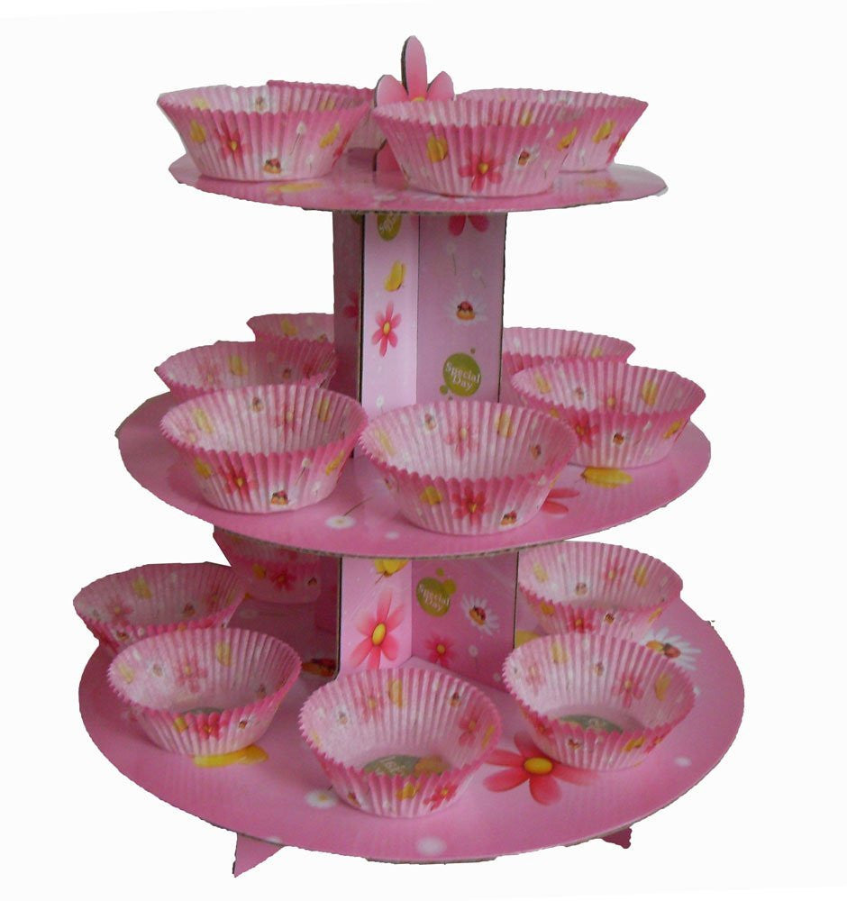 CLUB GREEN Cake Stand Kit For Girl, Pink - hanrattycraftsgifts.co.uk