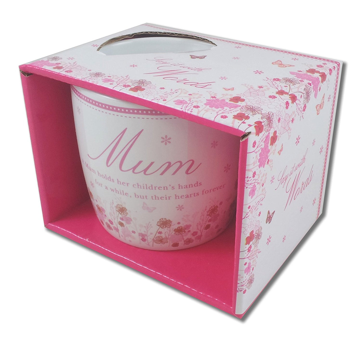 Mothers Day Gift Say It With Words Mum Mug - hanrattycraftsgifts.co.uk