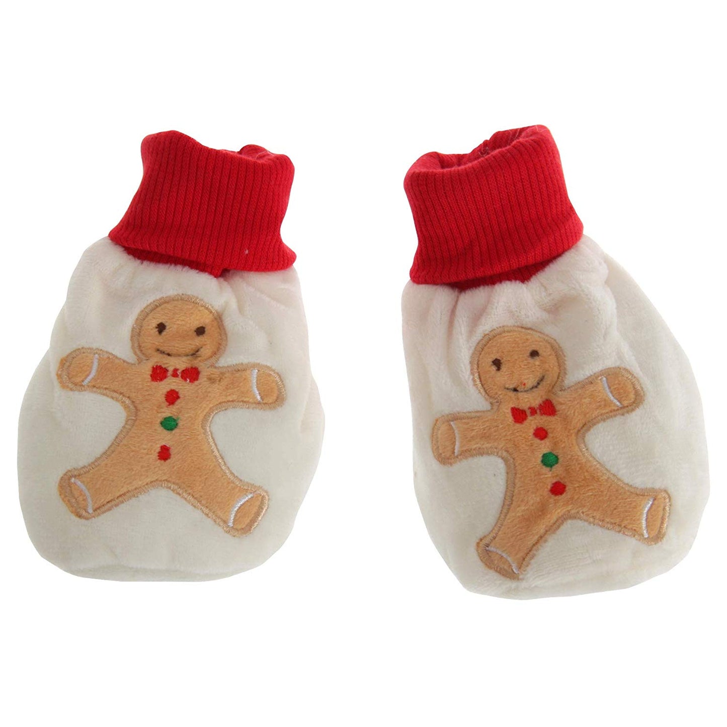 Nursery Time Baby Christmas Gingerbread Man Booties - hanrattycraftsgifts.co.uk