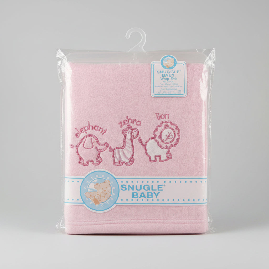 Baby Wrap with Embroidery112-877 - hanrattycraftsgifts.co.uk