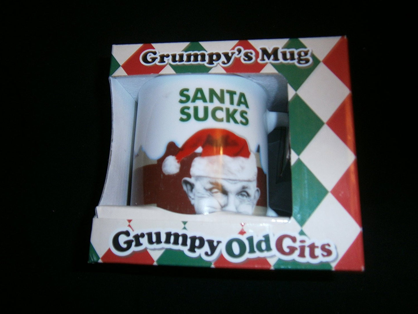 grumpys mug santa sucks - hanrattycraftsgifts.co.uk