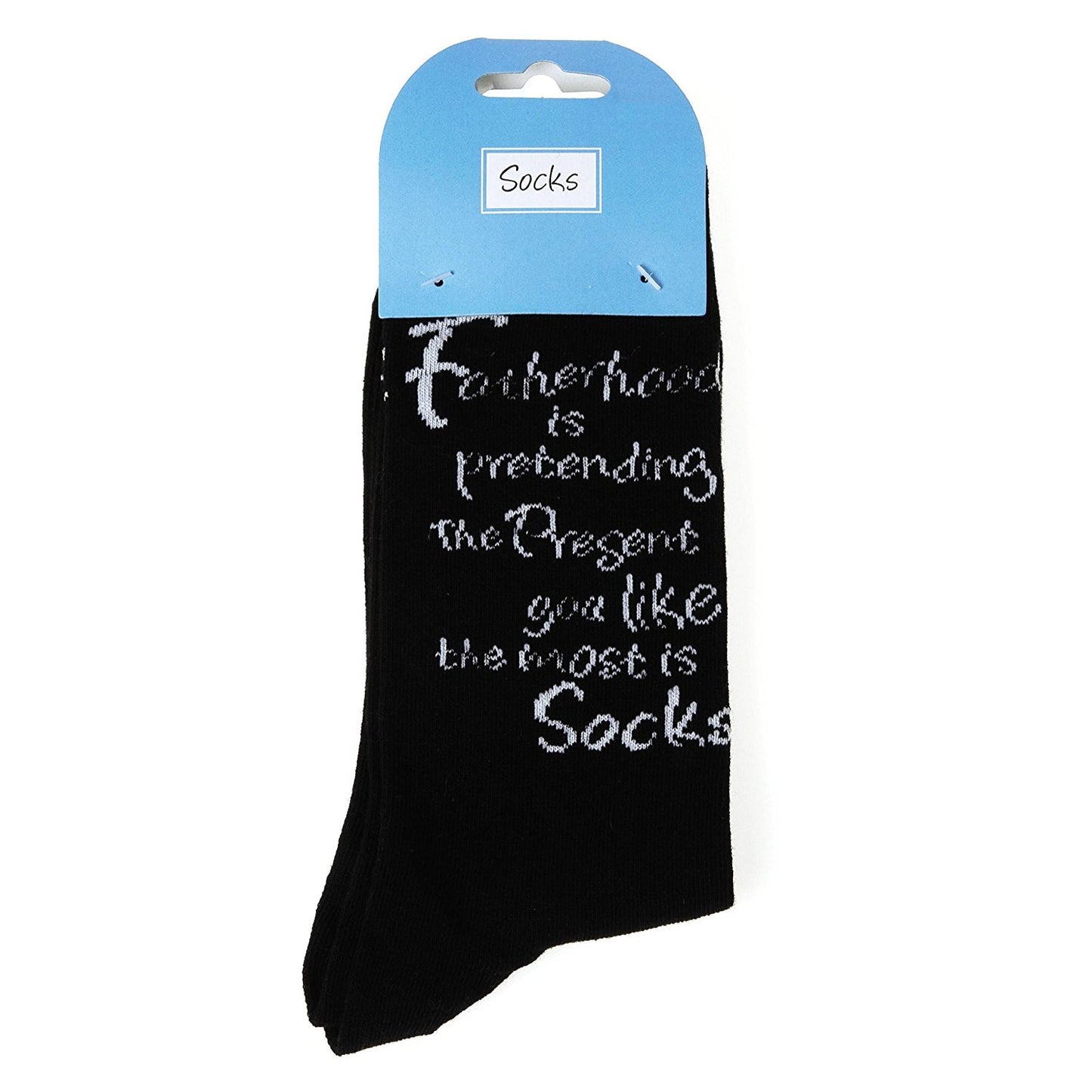 Me to You Grandad Socks Embroidered with Fatherhood Is Pretending The Present You Like The Most Is Socks - hanrattycraftsgifts.co.uk