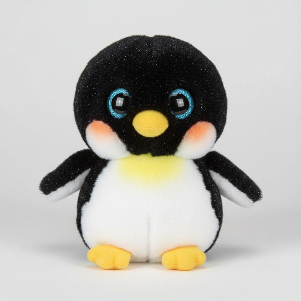 Keel Toys 20CM Sparkle Eyes Penguin Soft Plush Toy - hanrattycraftsgifts.co.uk