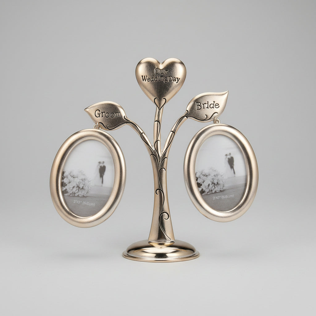 our wedding tree silver plated frame - hanrattycraftsgifts.co.uk