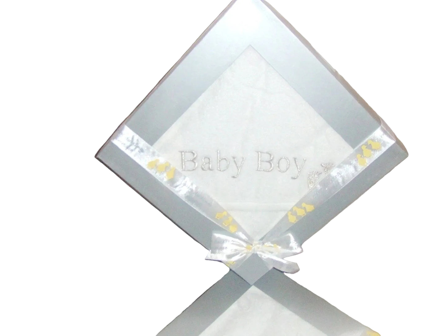 baby boy hooded towel - hanrattycraftsgifts.co.uk